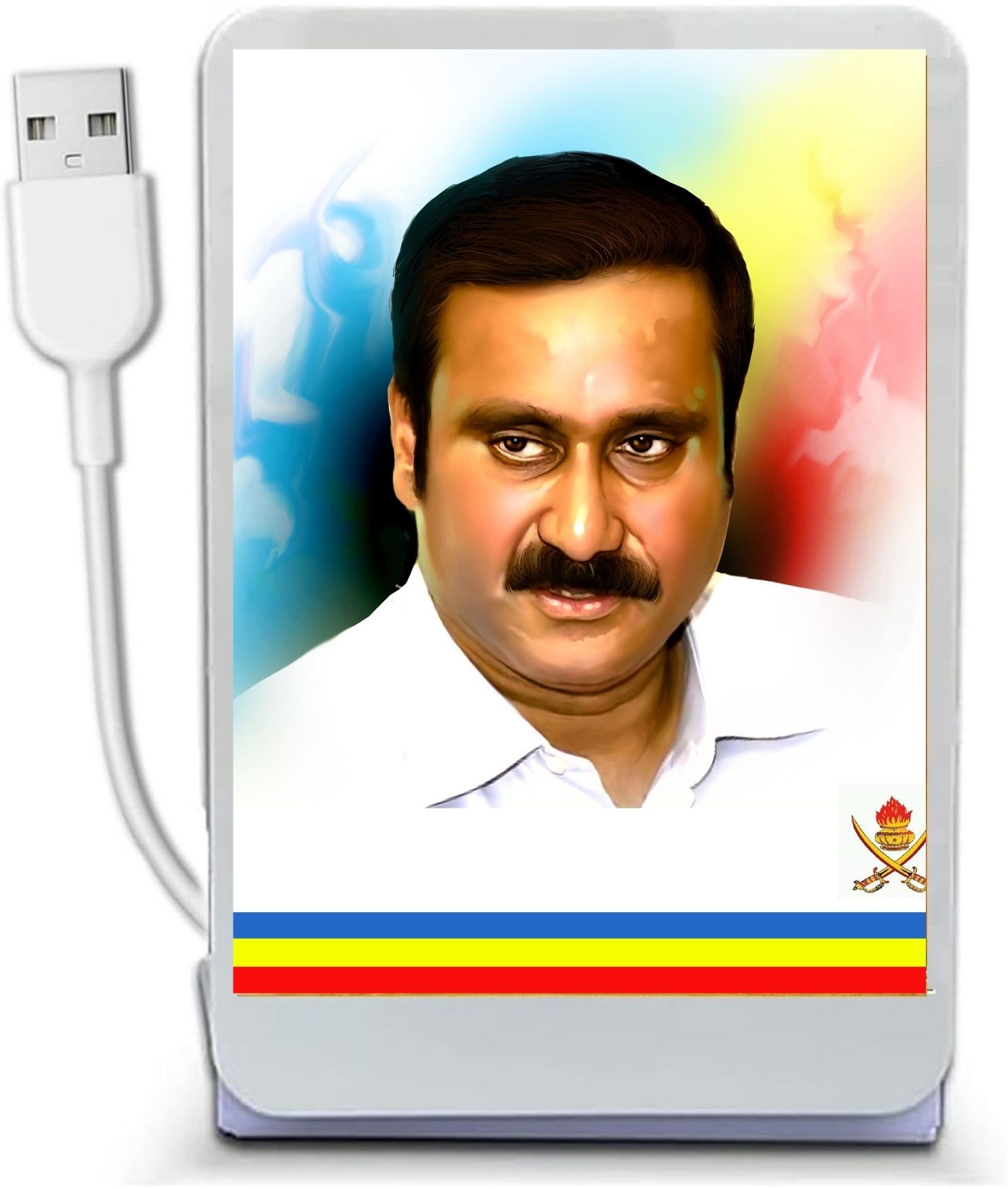 vgs marketings Dr Anbumani Ramadoss Leader PMK Pattali Makkal Katchi Car dashboard Led Photo 5 inch CAR DASHBOARD LED PHOTO-picture-13
