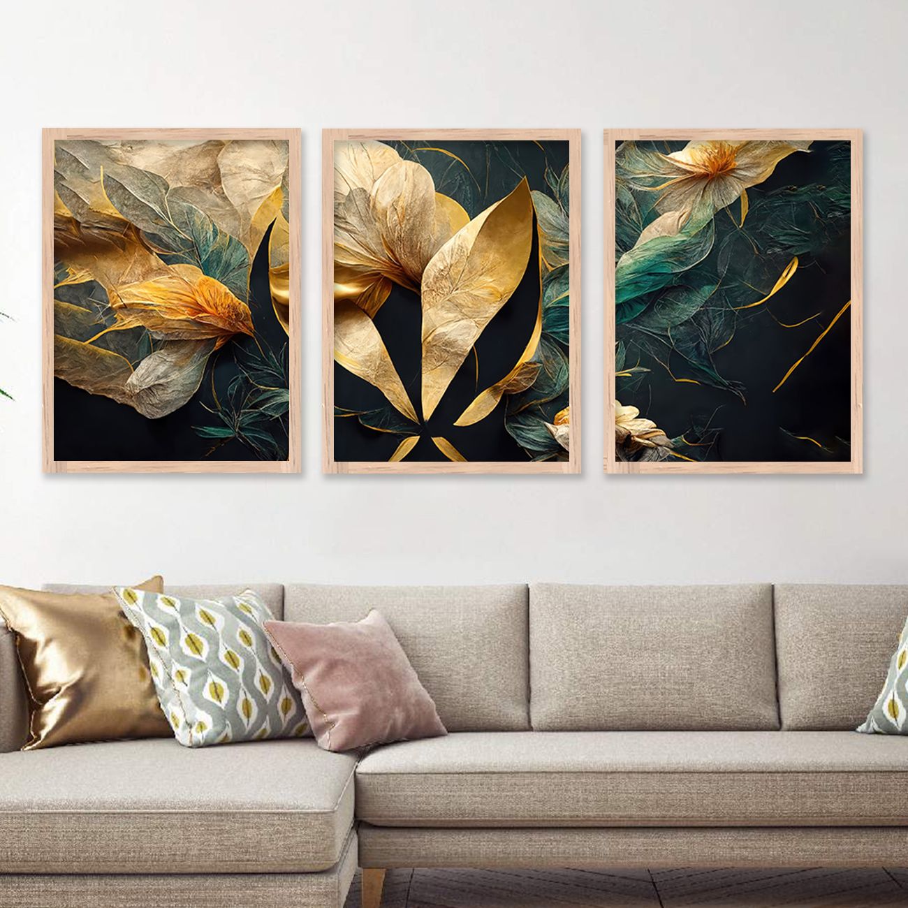 Modern Art wall frames - Photo frames for wall decoration 13.5 inch Designer painting for Home office-image-13