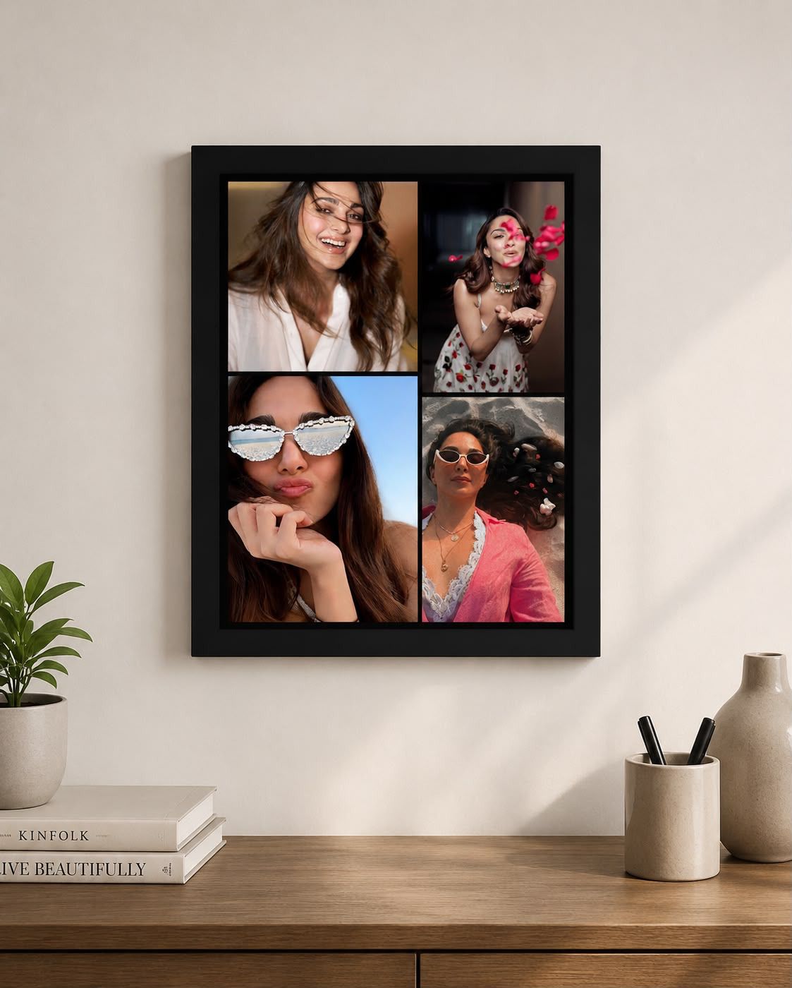 Photo frame multiple photos (send your photos on 8949485441) 14 inch Digital-image-12