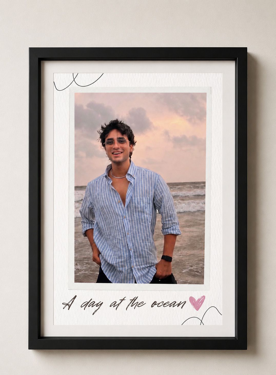 Photo frame single wood A4 size 14 inch Digital-image-29