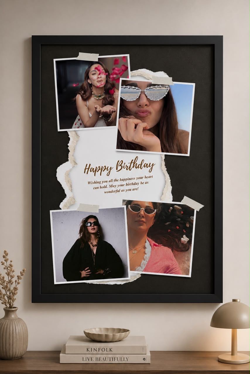Photo frame birthday customized (send your photos on 8949485441) 14 inch Digital-image-16