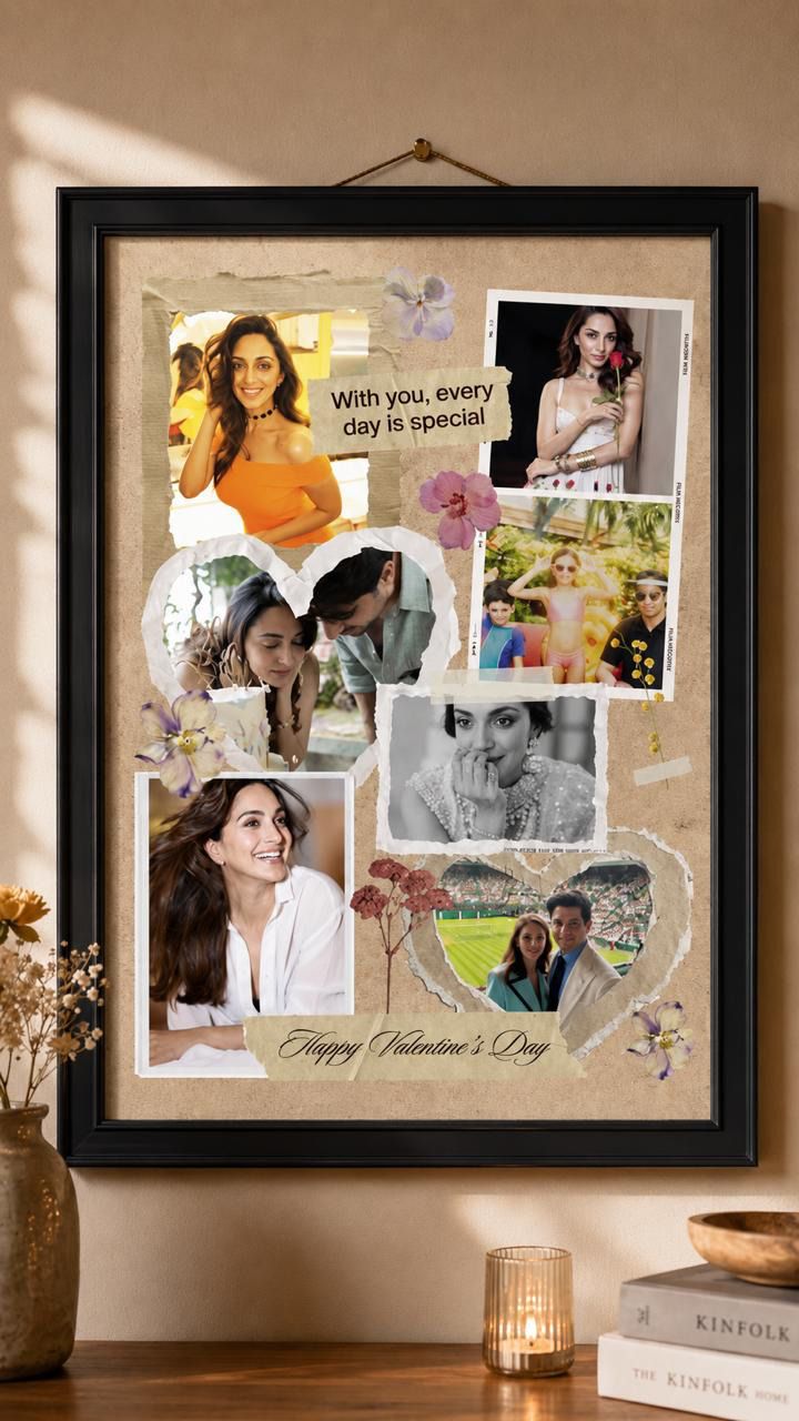 PHOTO FRAME A4 SIZE (Valentine theme) 14 inch Digital-image-44