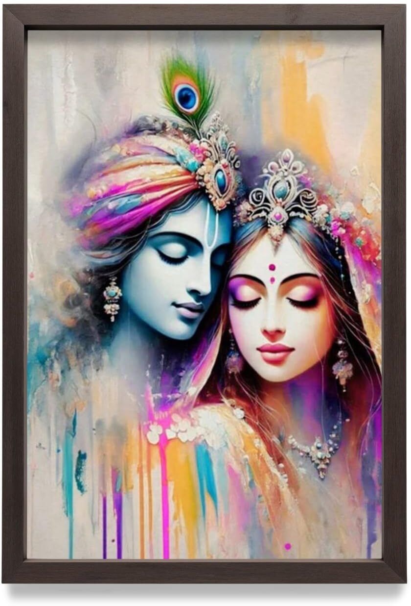 shoparora Radha Krishna A3 Size Frame 12 inch Digital-picture-40