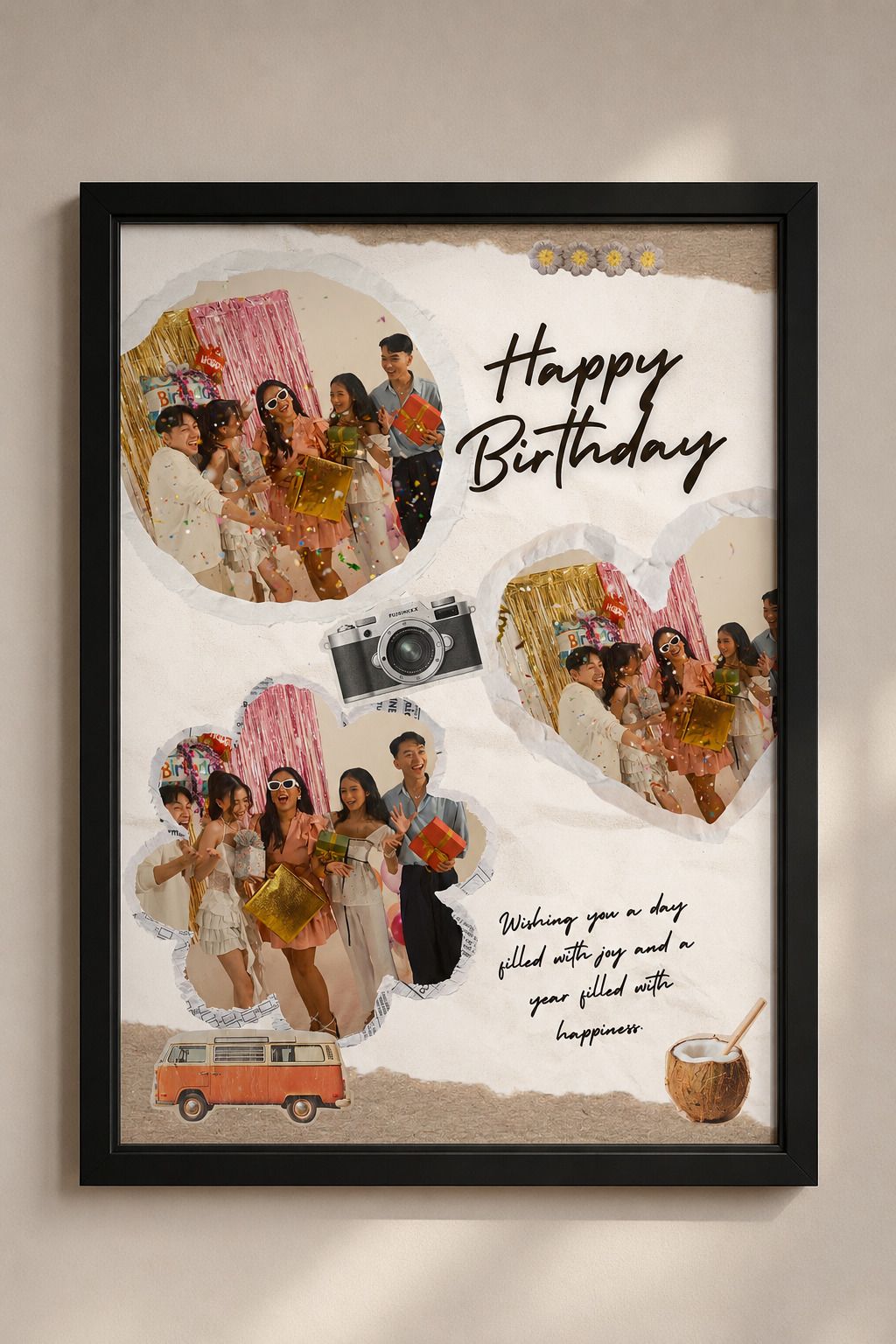 Photo frame birthday party ( send your photos on 8949485441) 14 inch Digital-image-31