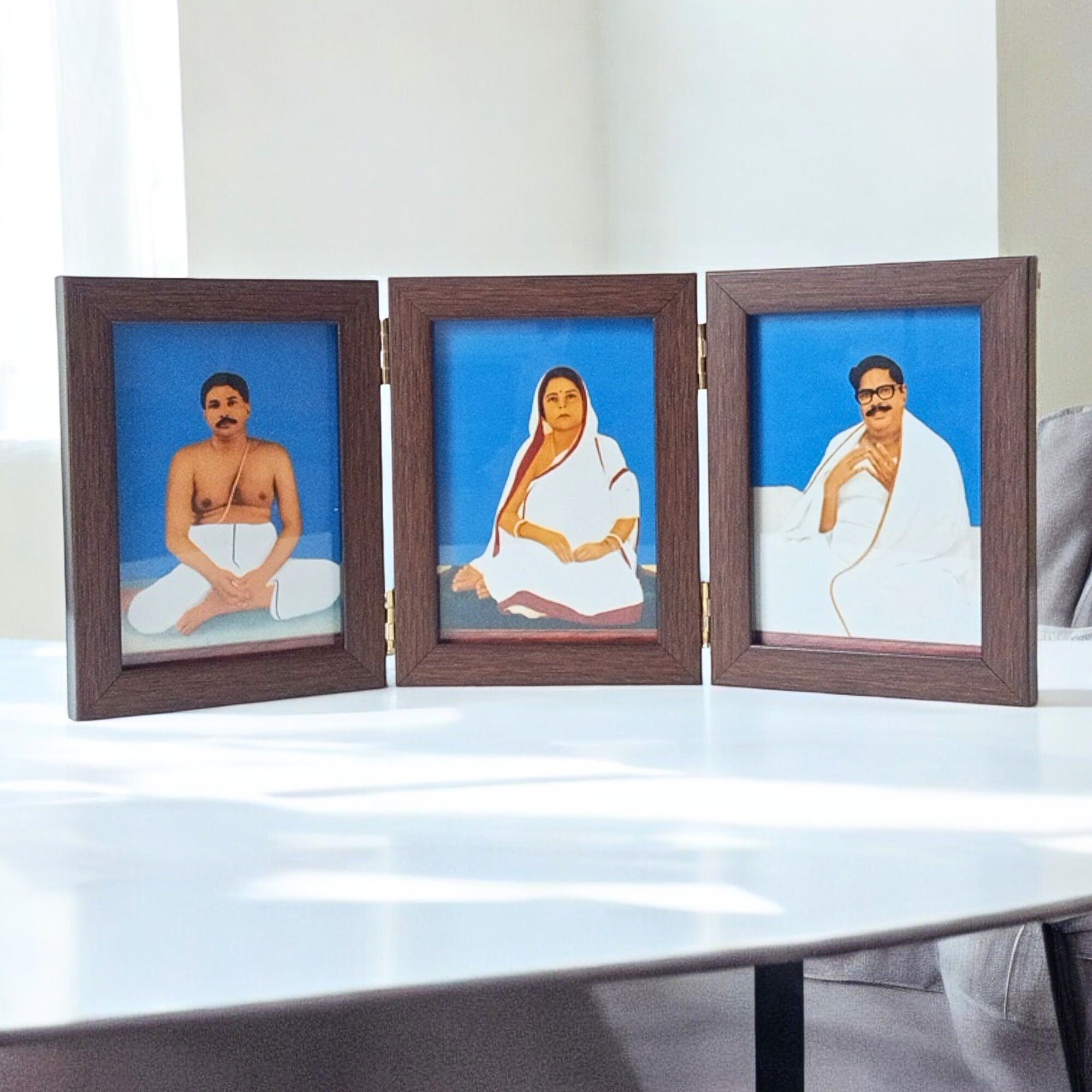 MDF Table Photo Frame, Freestanding 3.4 inch Foldable-image-34