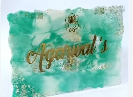 NAME PLATE WHIT RESIN 12 inch Frame-image-47