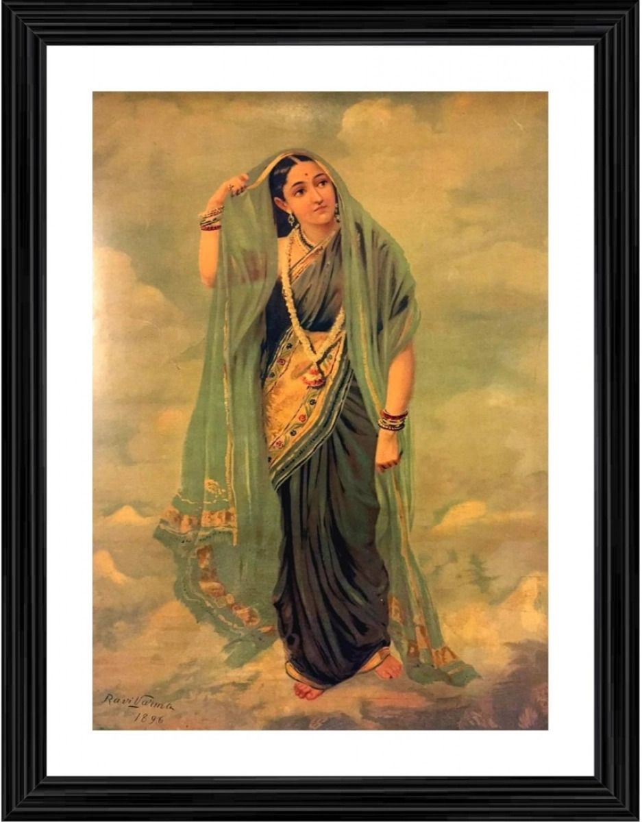 absecom Rambha 1896 Painting With Wood Photo Frame 14 inch frame-picture-36