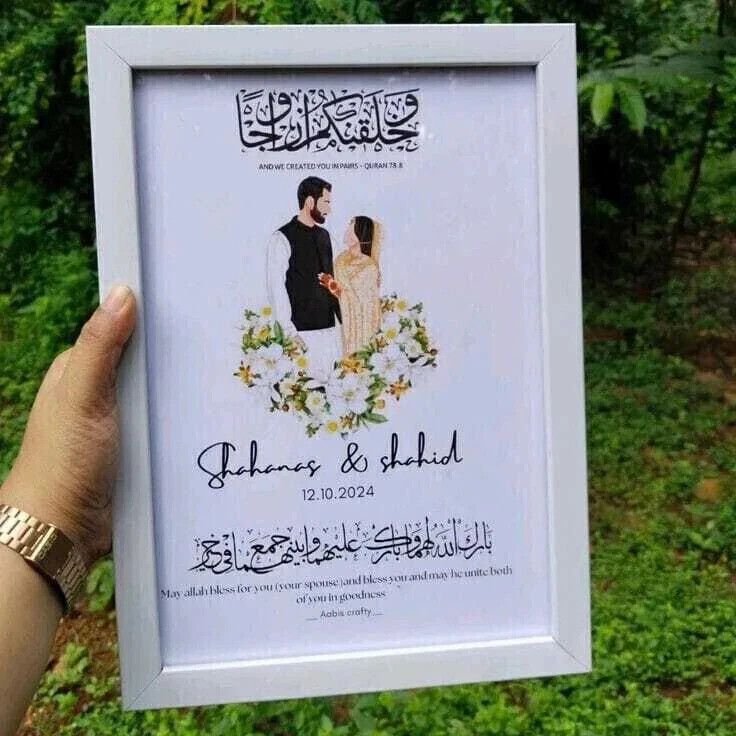 Glass Wall Photo Frame 8 inch Frame-image-39