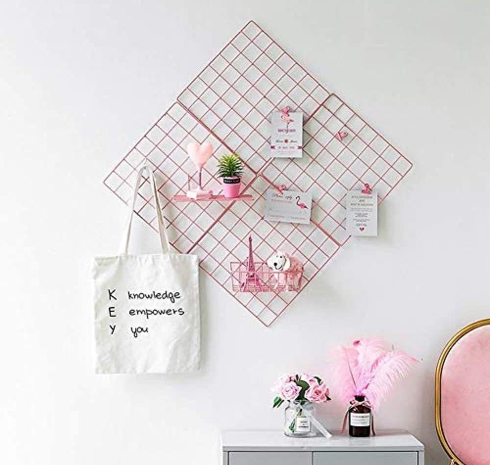 DIY Steel Grid Photo Frame for Wall [40 * 40 cm] 16 inch Grid Photo Frame wall-image-29