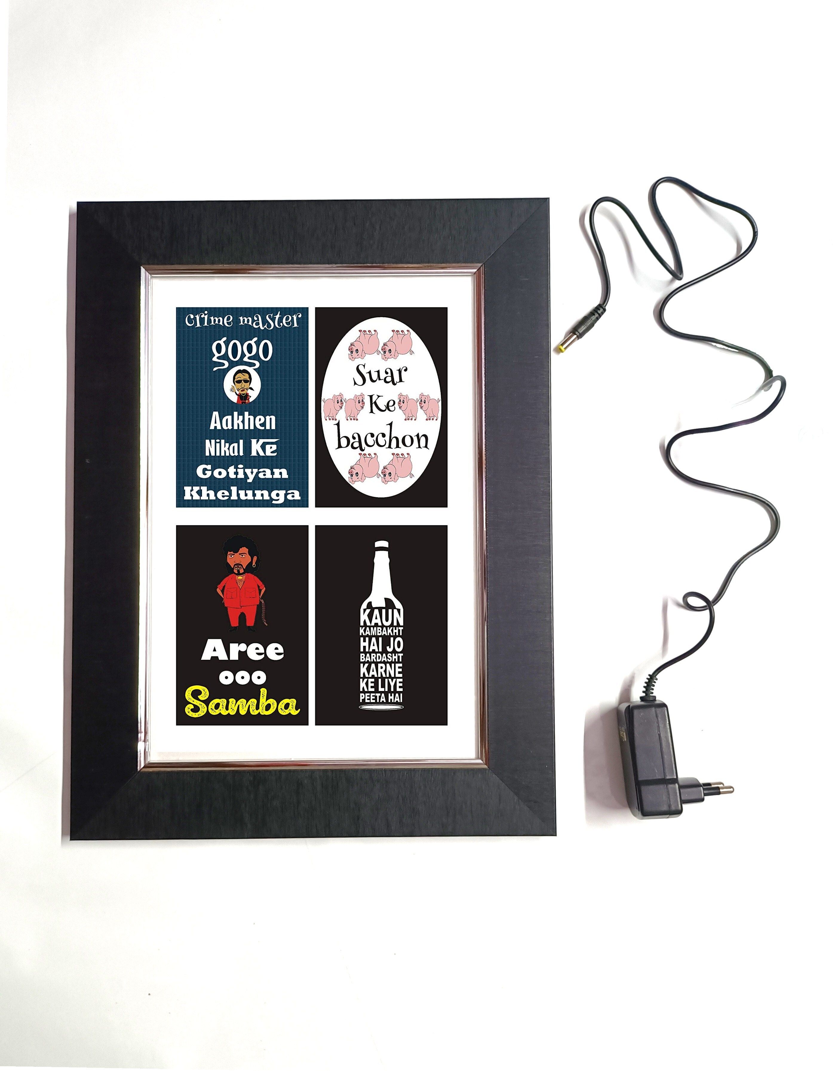 anshul internet 4 IN ONE CARTOON LED FRAME 11.5 BY 15.55 15.5 inch LED PHOTO FRAME-picture-41