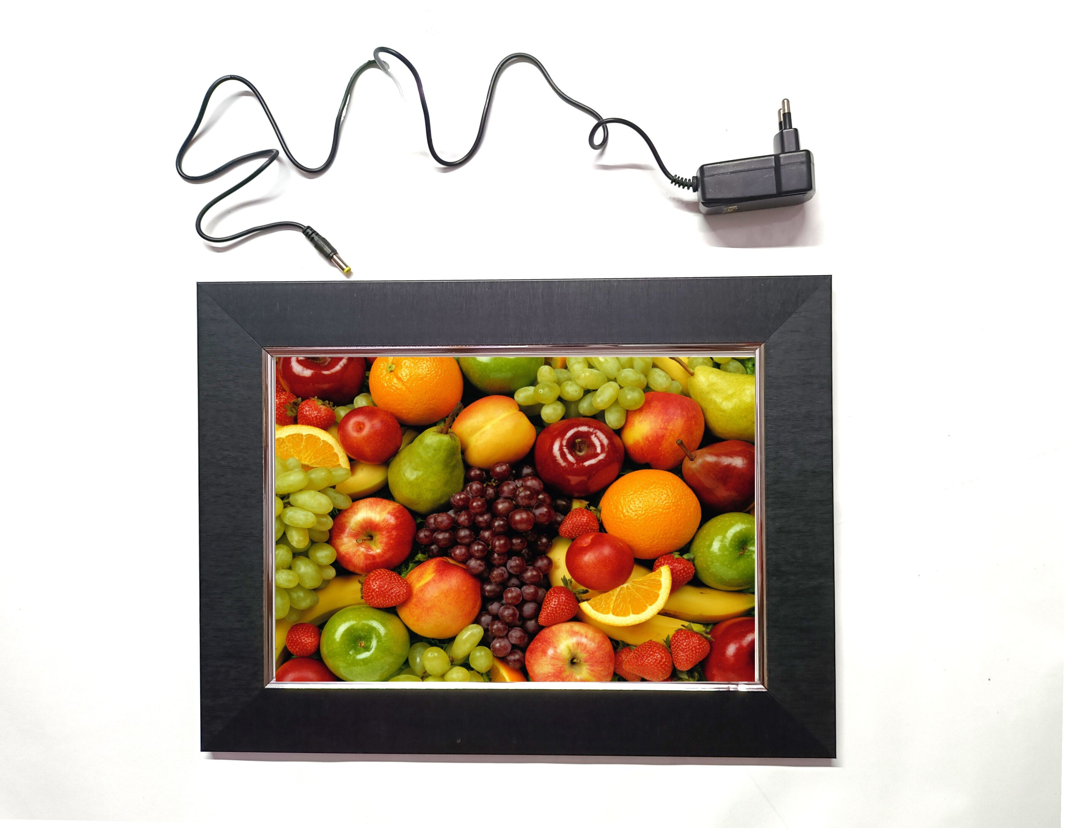 anshul internet FRESH FRUITS LED FRAME 11.5 BY 15.55 15.5 inch LED PHOTO FRAME image 1