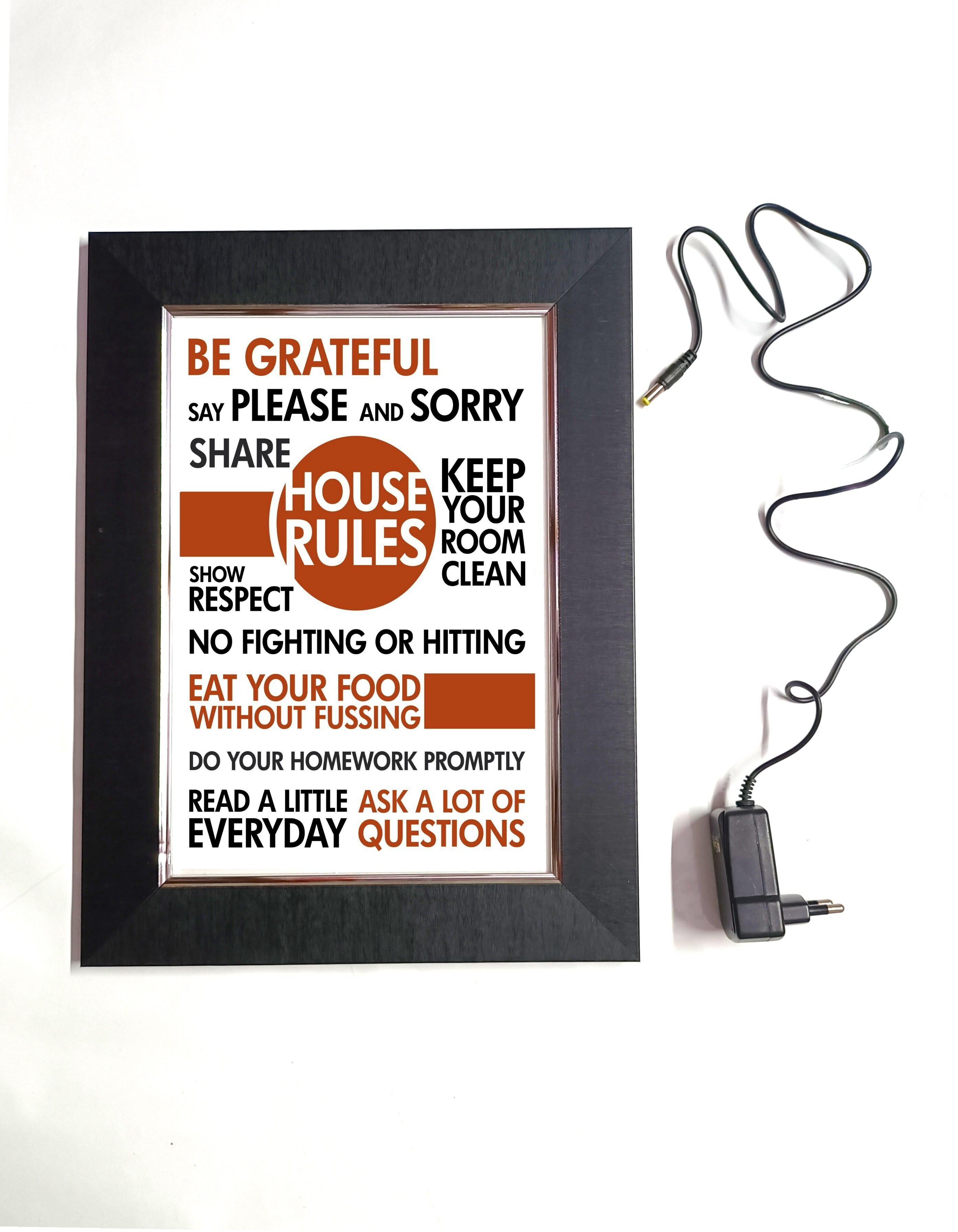 anshul internet MOTIVATION 2 LED FRAME 11.5 BY 15.55 15.5 inch LED PHOTO FRAME image 1