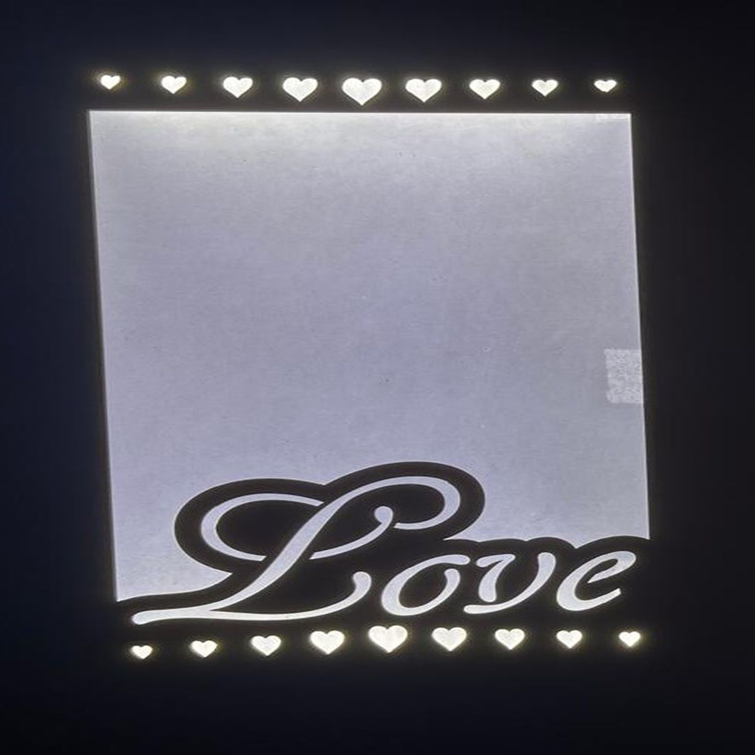 LED Wooden Photo Frame (Love One) 9 inch LED WOODEN PHOTO FRAME-image-41