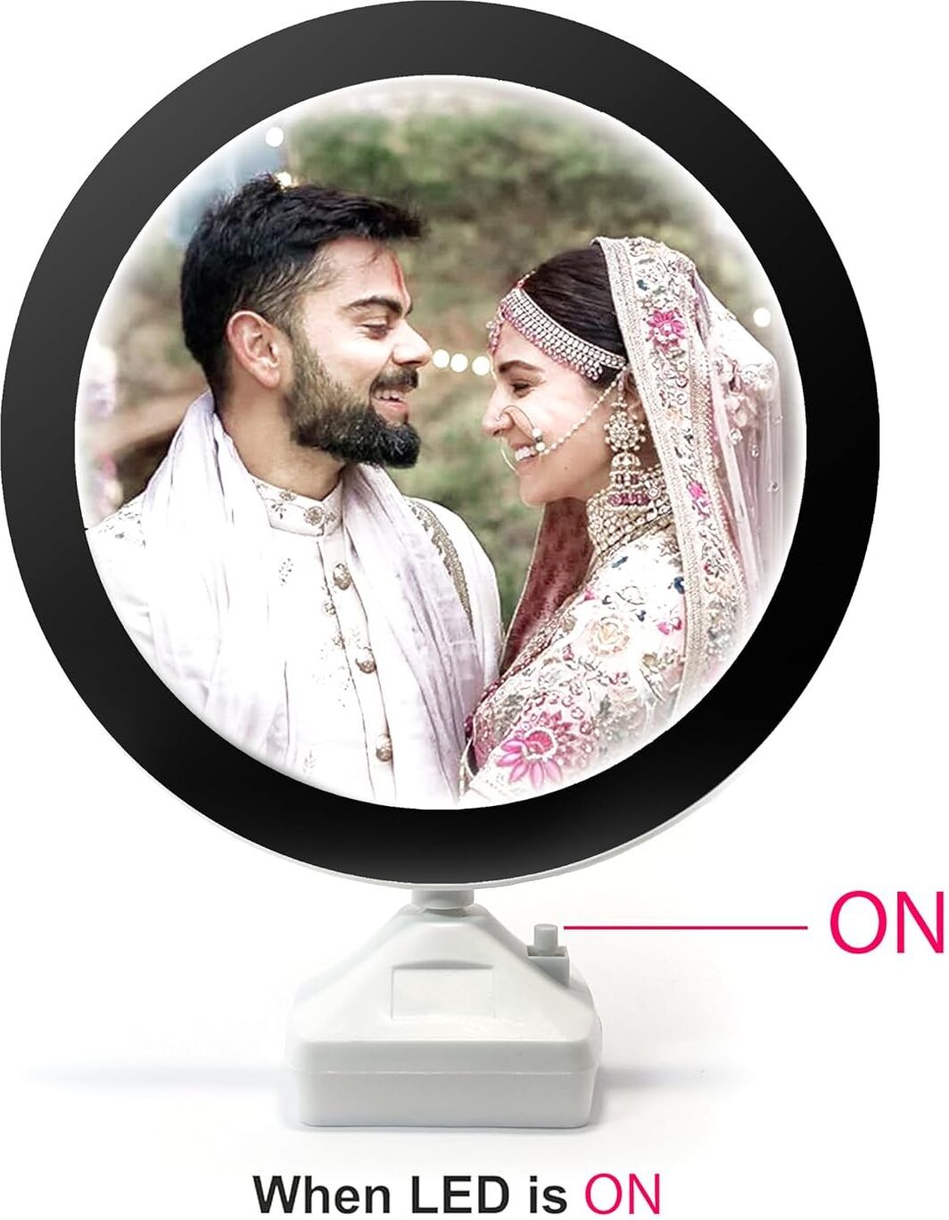 Magic Mirror Photo Frame With Light Photos Magic Mirror Photo Frame 8 inch Magic Mirror Photo-image-1
