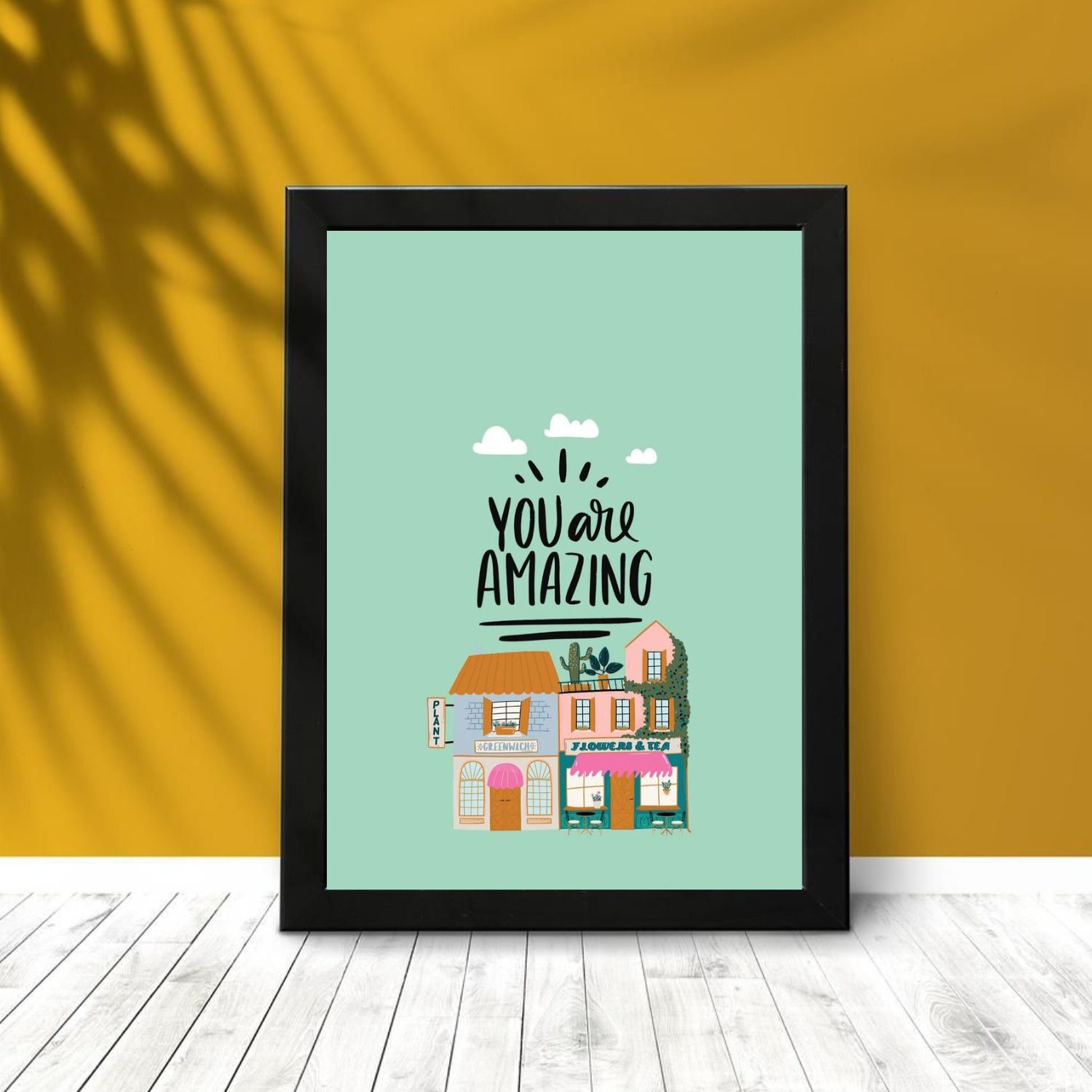 art and crafts Catchy Frames You Are Amazing Quotes Art Photo Frame 8.11 inch Modern Frames-picture-14