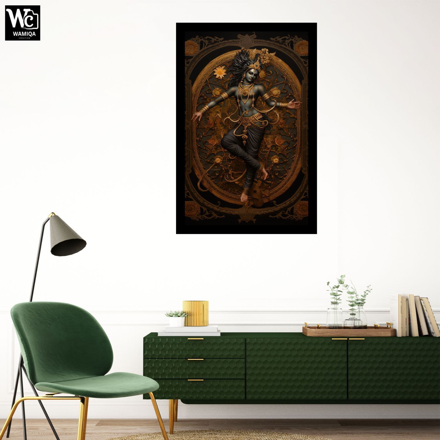 A4 Size Black Photo Frame Painting For Living Room, Bedroom Home Decor Frames-15 8 inch Religious Photo Frame-image-22