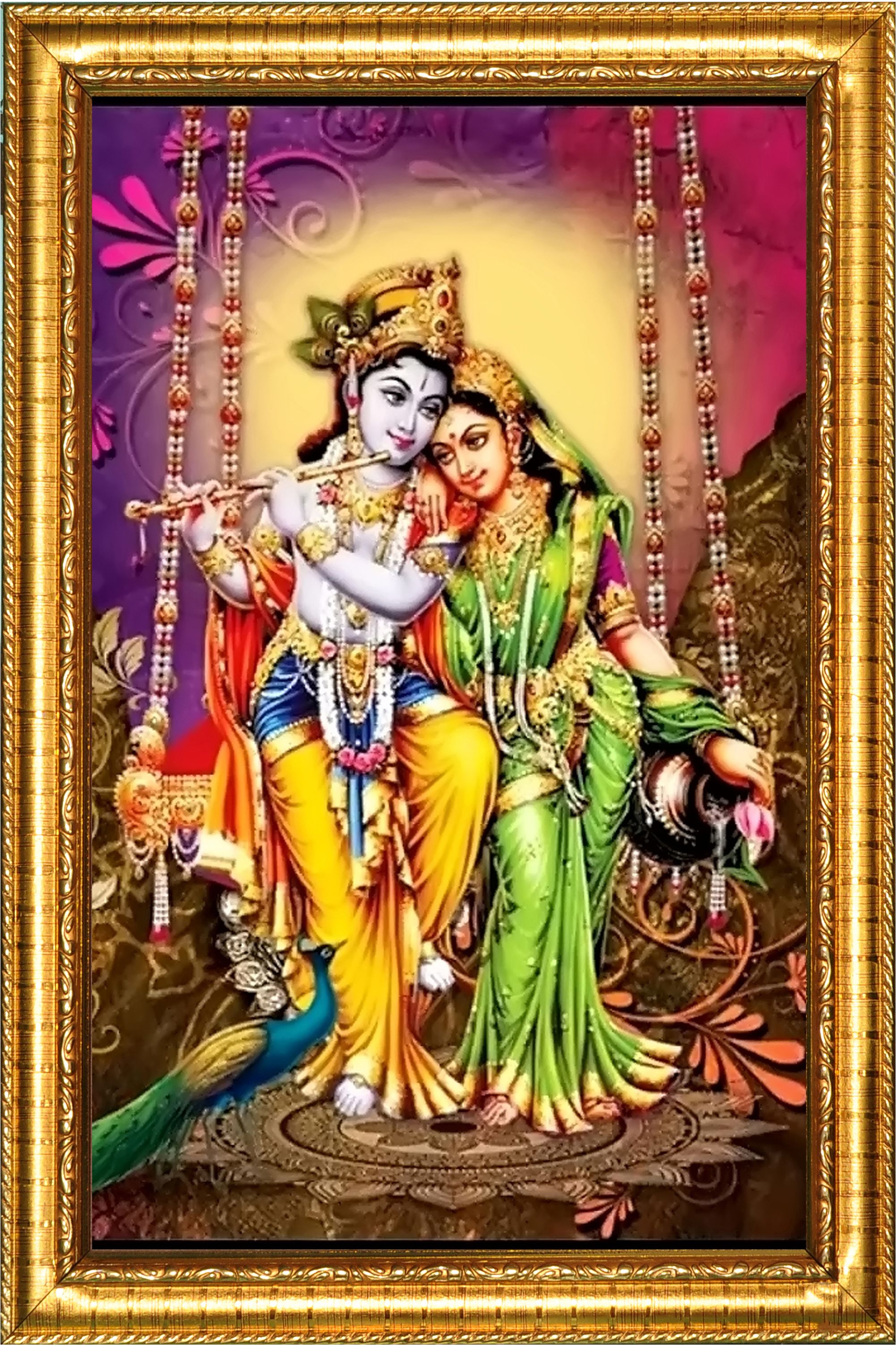Radha -Krishna 12 inch No Glass Use-image-27