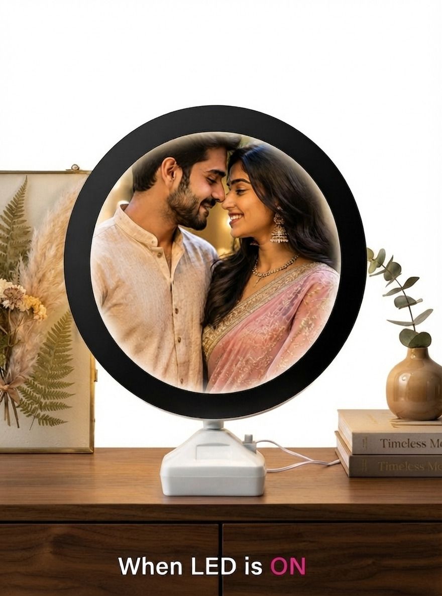 magic mirror customize 10 inch Photo Lamps-image-9