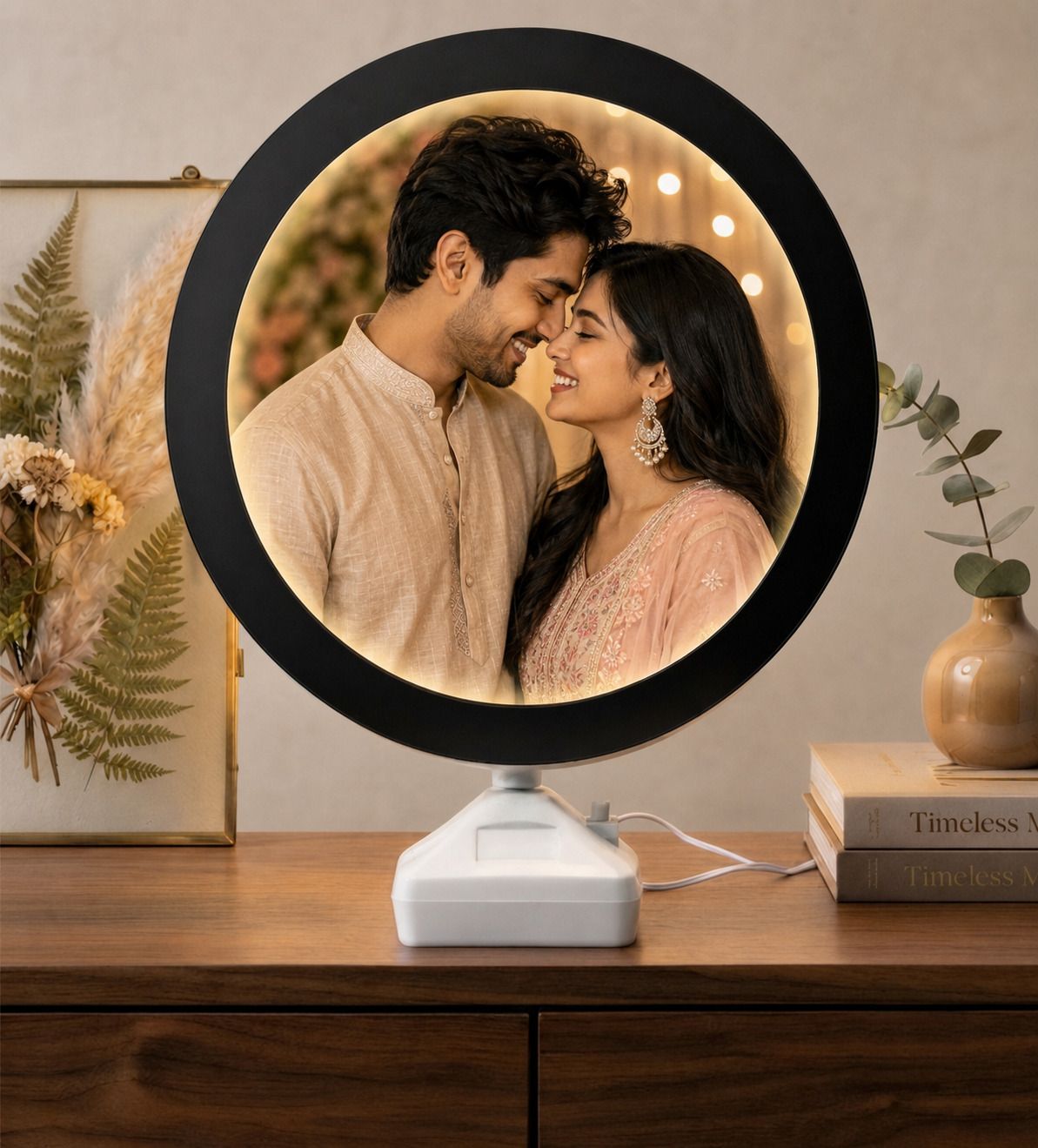 saiprinting hidden photo mirror lamp 8 inch Photo Lamps-picture-46