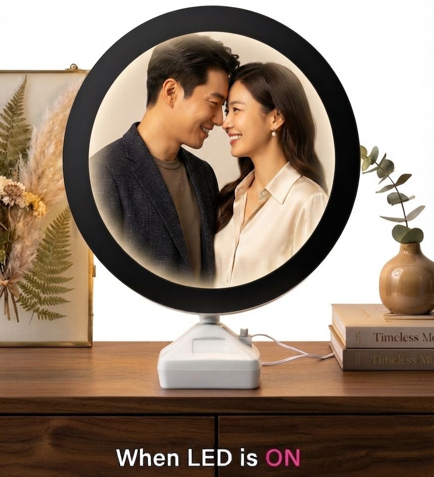 Magic Mirror Photo Frame 10 inch Photoframes Display-image-4