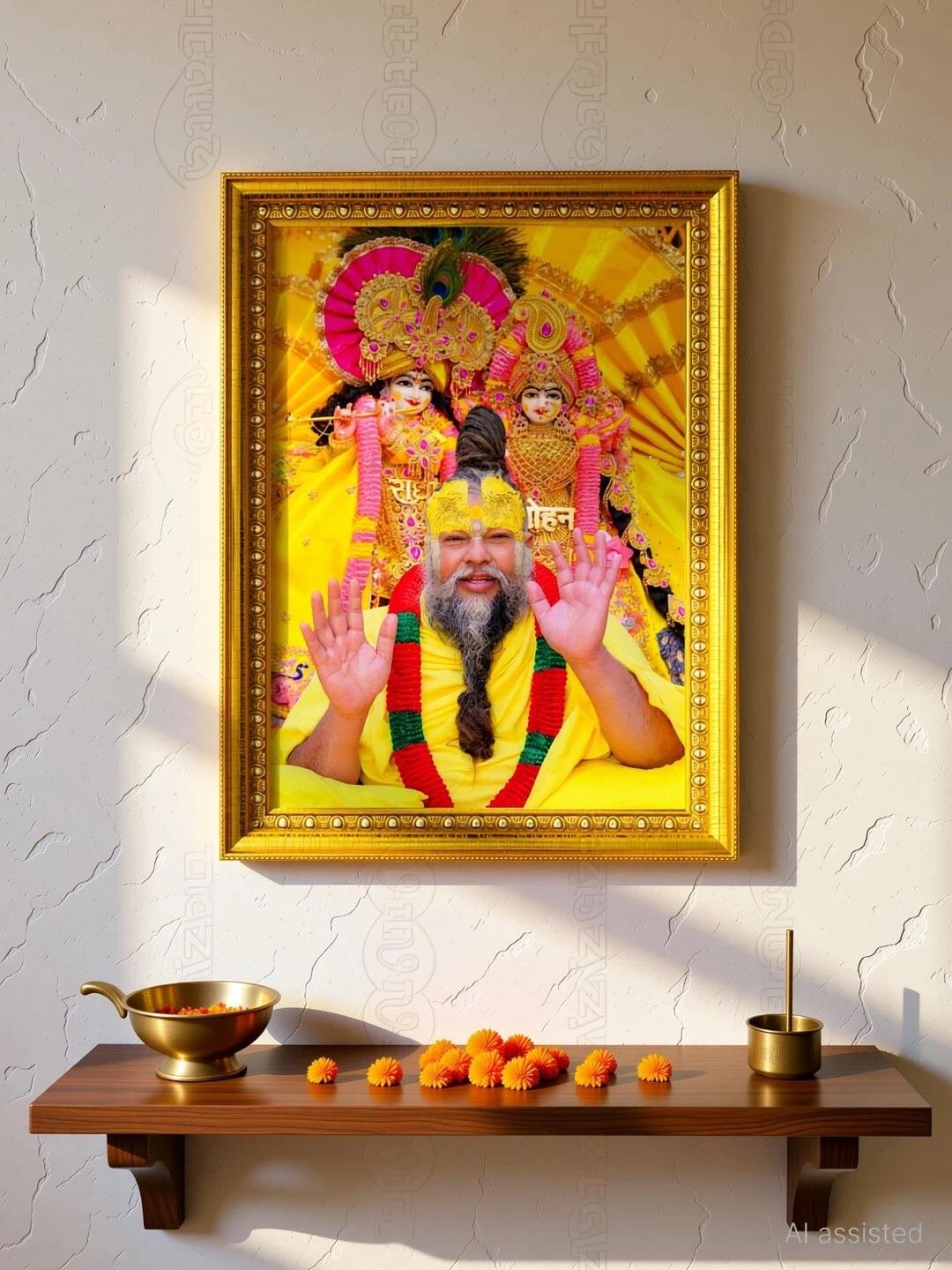 Sat Vachan prema nand maharaj ji photo Frame 12 inch Reprint-image-42