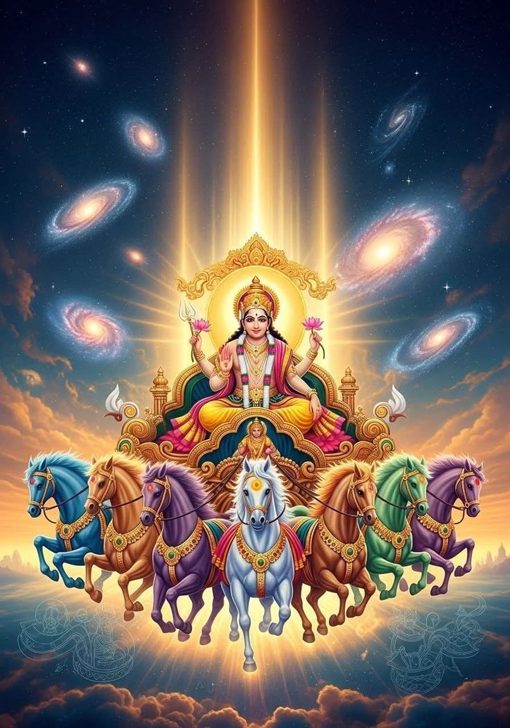 abhay & nirbhay store 7 Horse Painting Vastu: Direction & Benefits for Prosperity 12 inch Reprint-picture-27