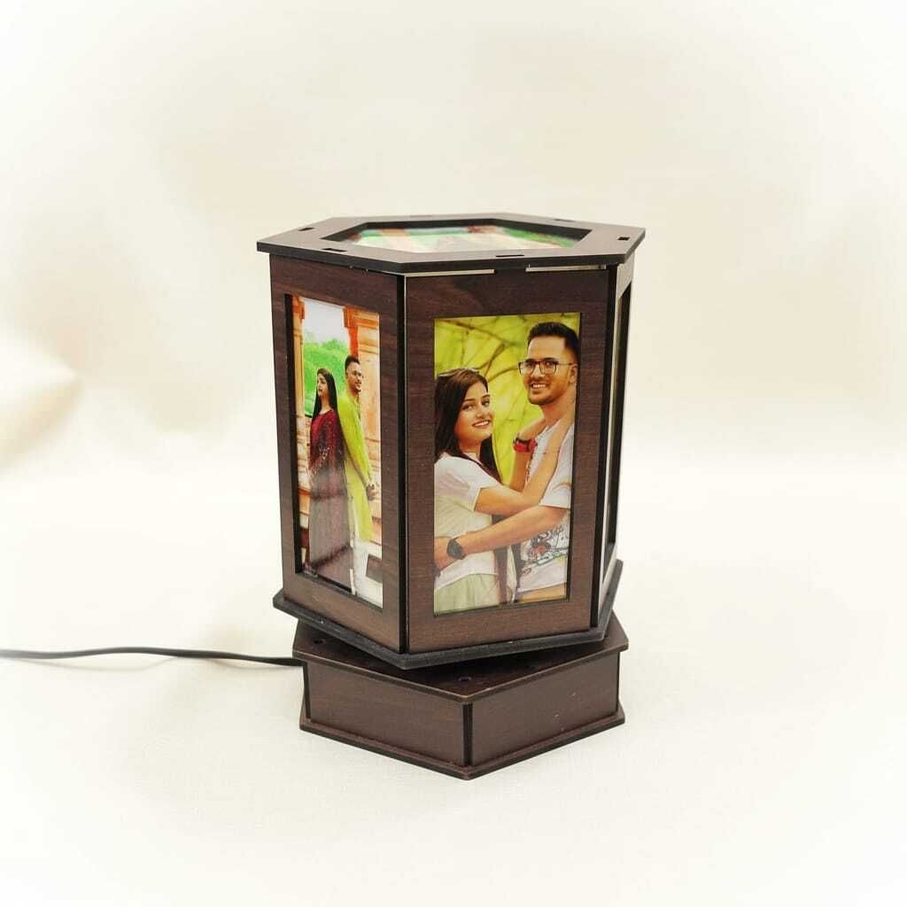 Personalized Rotating LED Table Lamp with 7 Photos 8 inch Rotating LED Table Lamp-image-42