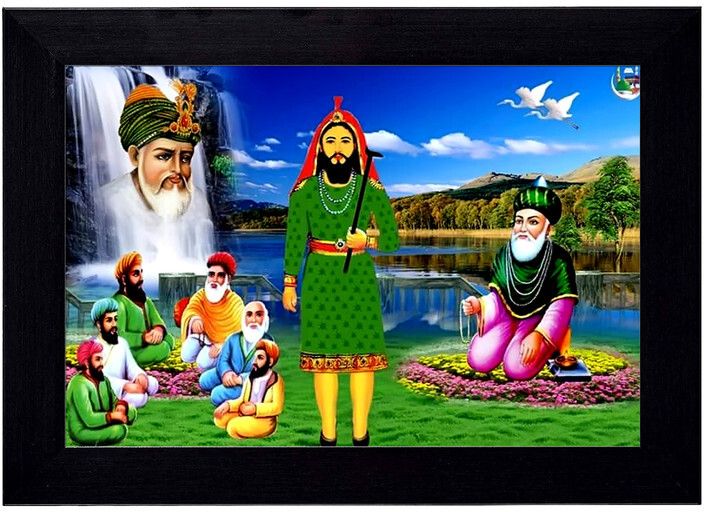 Pir Photo Frame Black 10x14, Photo Size A4 12 inch Spritual-image-16