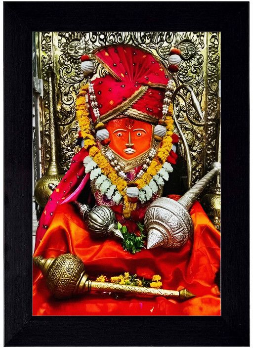 Bageshwar bala ji-Photo Frame Black 10x14, Photo Size A4 12 inch Spritual-image-31
