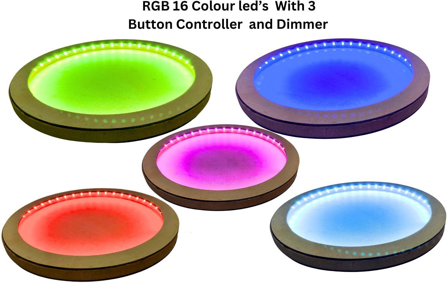 12 inch Lighted round Frame to Elevate your creativity ands collection 12 inch Tabletop, Wall Mount-image-8
