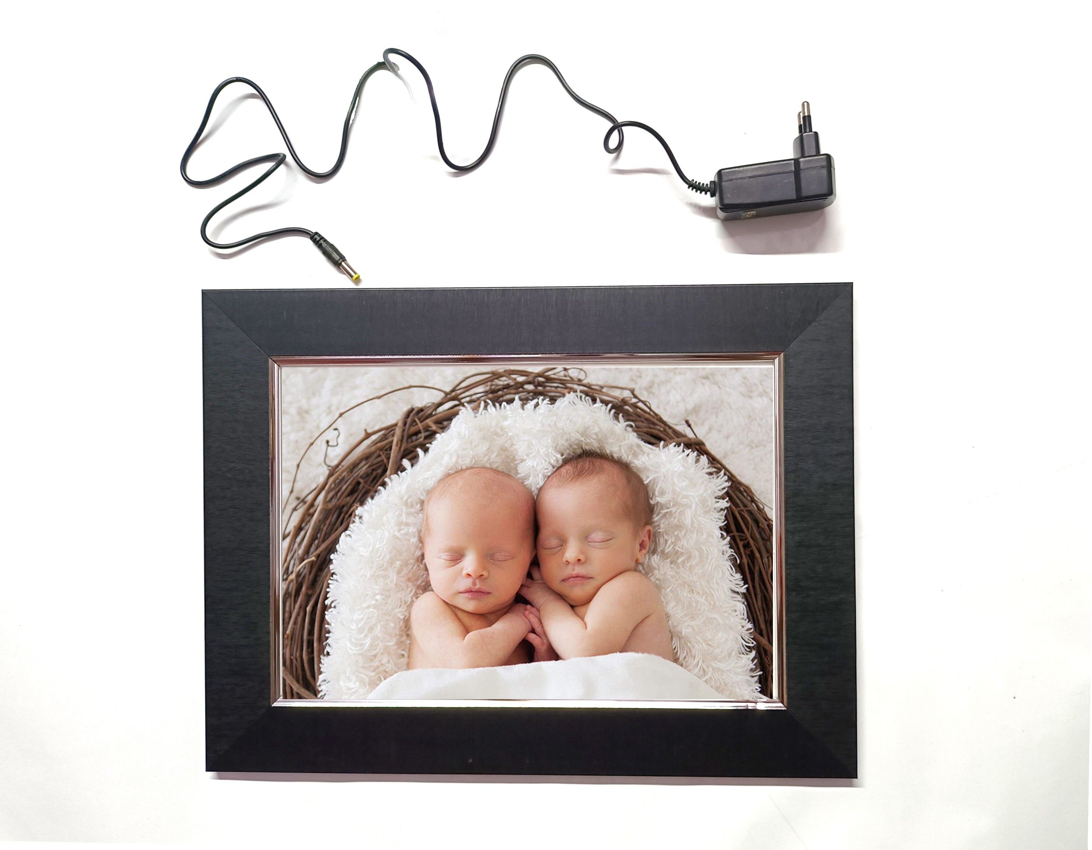 NEW BORN BABY 2 LED FRAME 11.5 BY 15.55 15.5 inch WALL HANGING-image-36