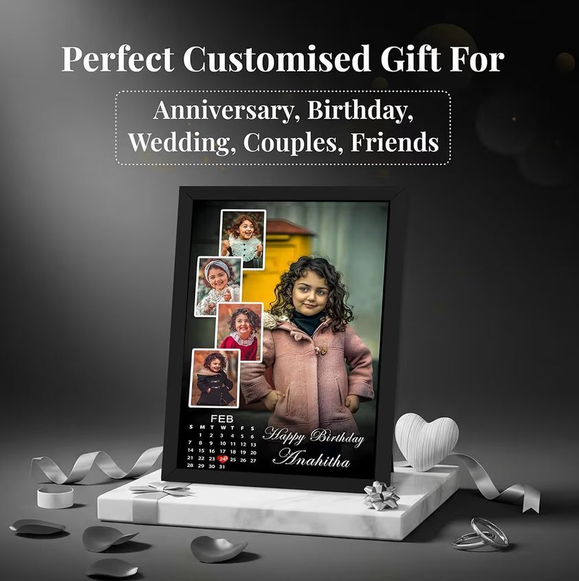 5 Photo Customised Frame 13 inch Wall-image-0