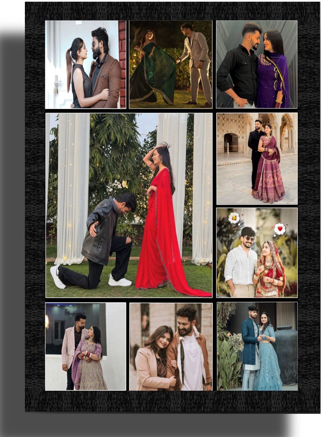 Customized Photo Frames with Photo Upload – Personalized Wall Room & Home Decor 12 inch Wall-image-38