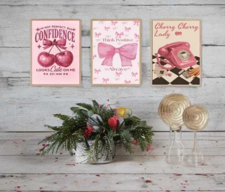 Aesthetic Wall Art Photo Frames Home Decor - Set of 3 Frames " A4size 13 inch wall-image-4
