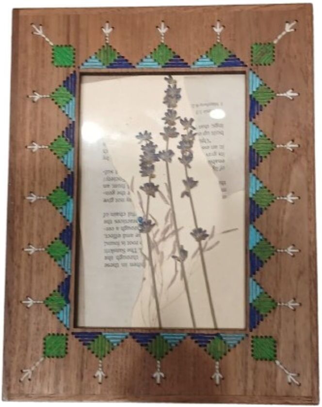 Home Decor High Quality Multicolor crafted durable Wooden Frame 6 inch Wooden Frame