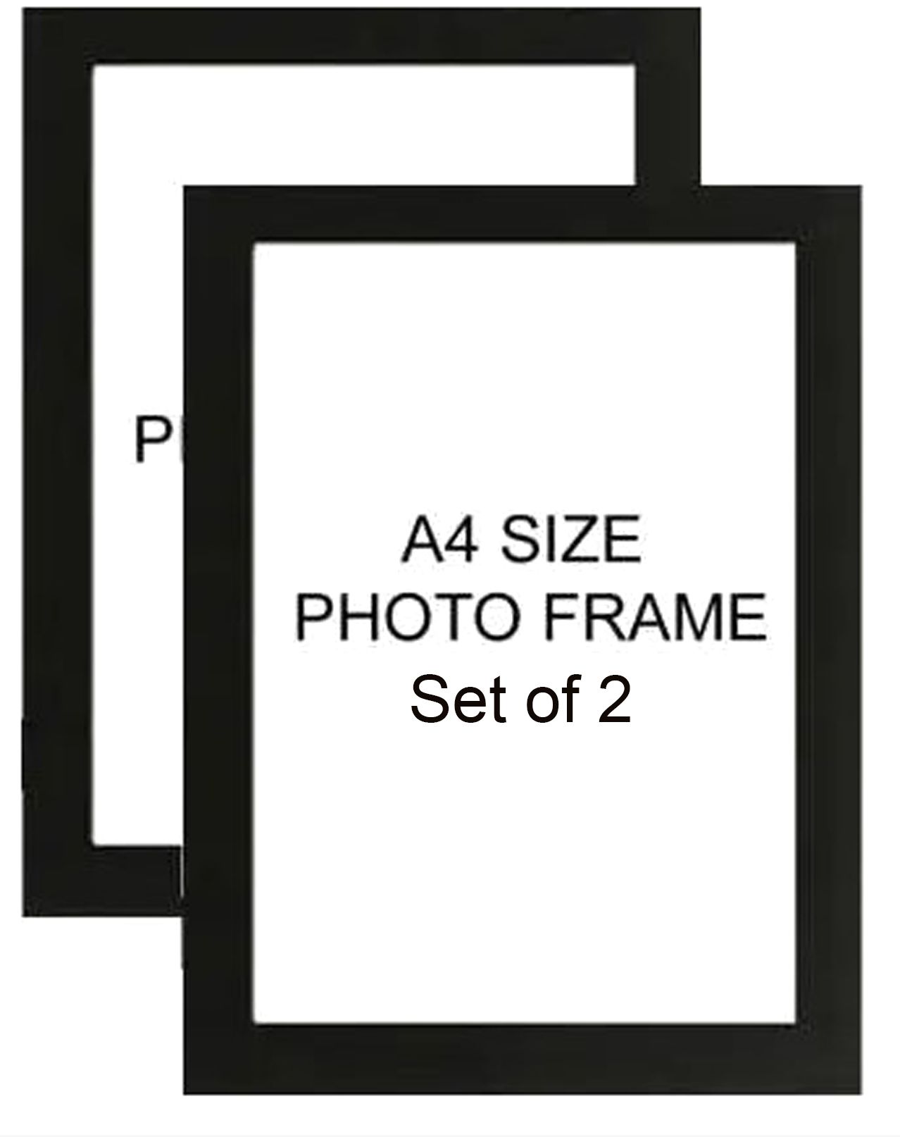 A4 Size Photo Frame (0.5 inch breath) set of 2 0.5 inch Wooden-image-48