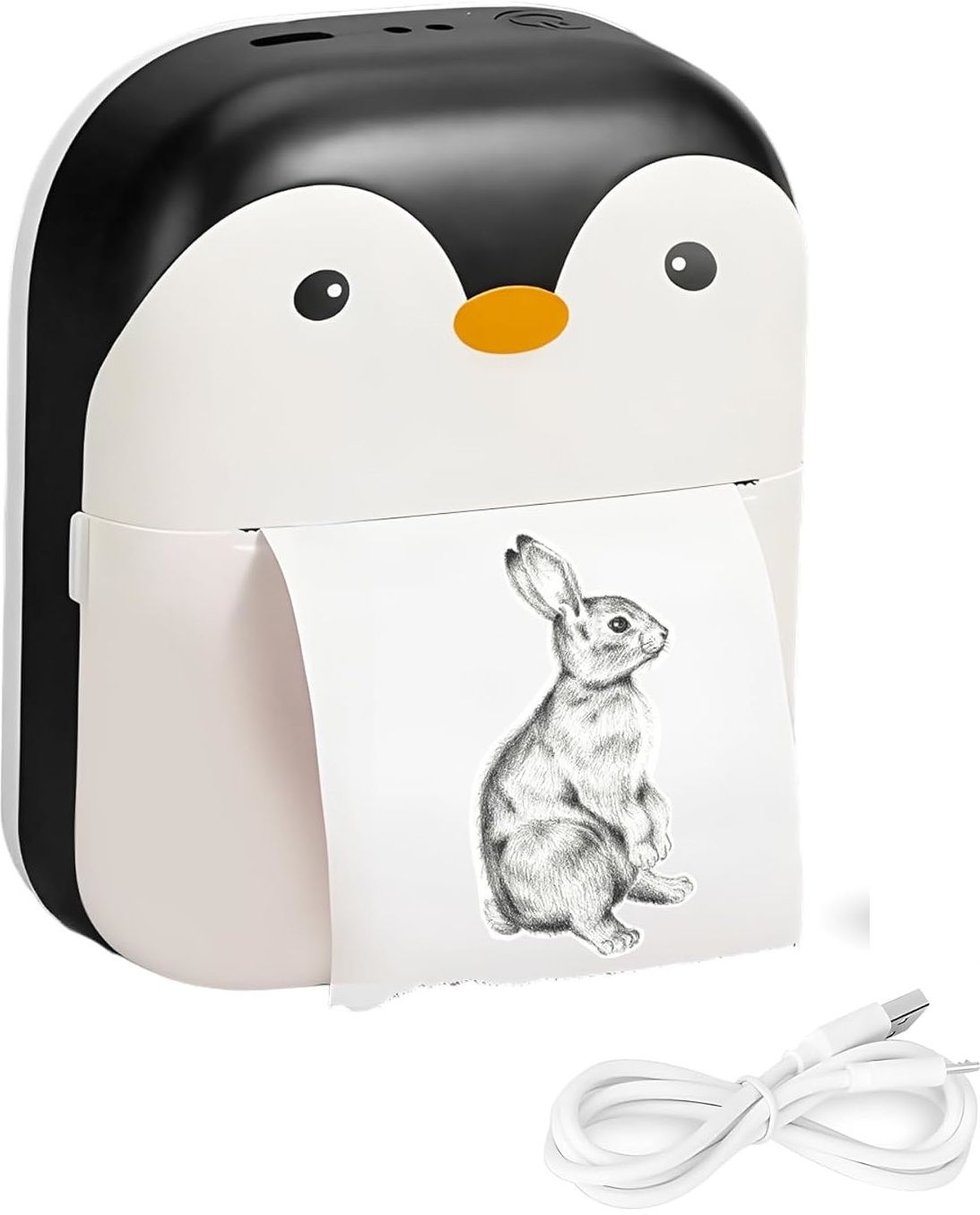 dkian Wireless Bluetooth Printer Mini Portable Thermal Printer Inkless photo printer Photo Printer