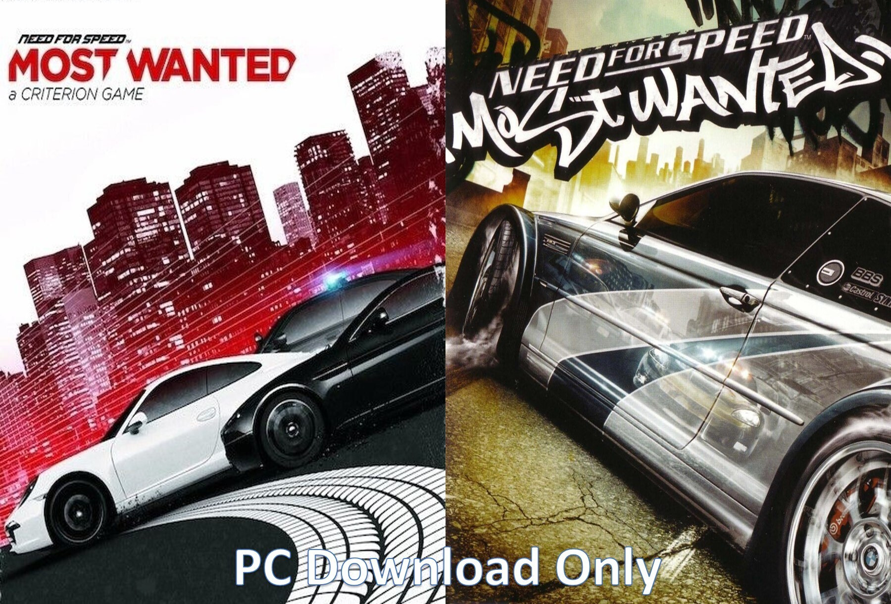 Need for Speed Most Wanted 2012 and 2005 Top Two Game Combo (Offline Only) (No DVD) (Regular) image 1