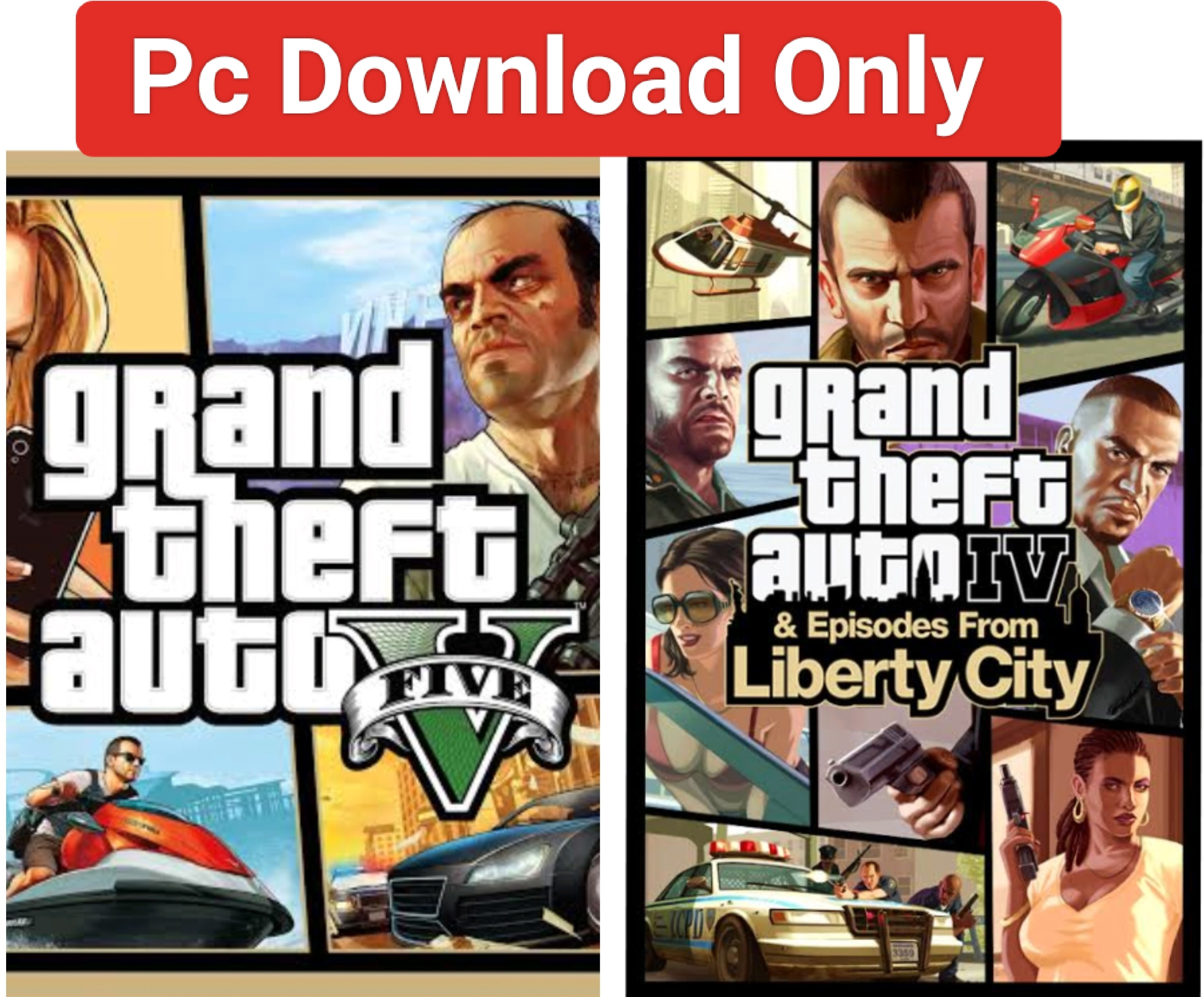 GTA 5-4 Pc Game (Offline only) Full Game. (Complete Edition) image 1