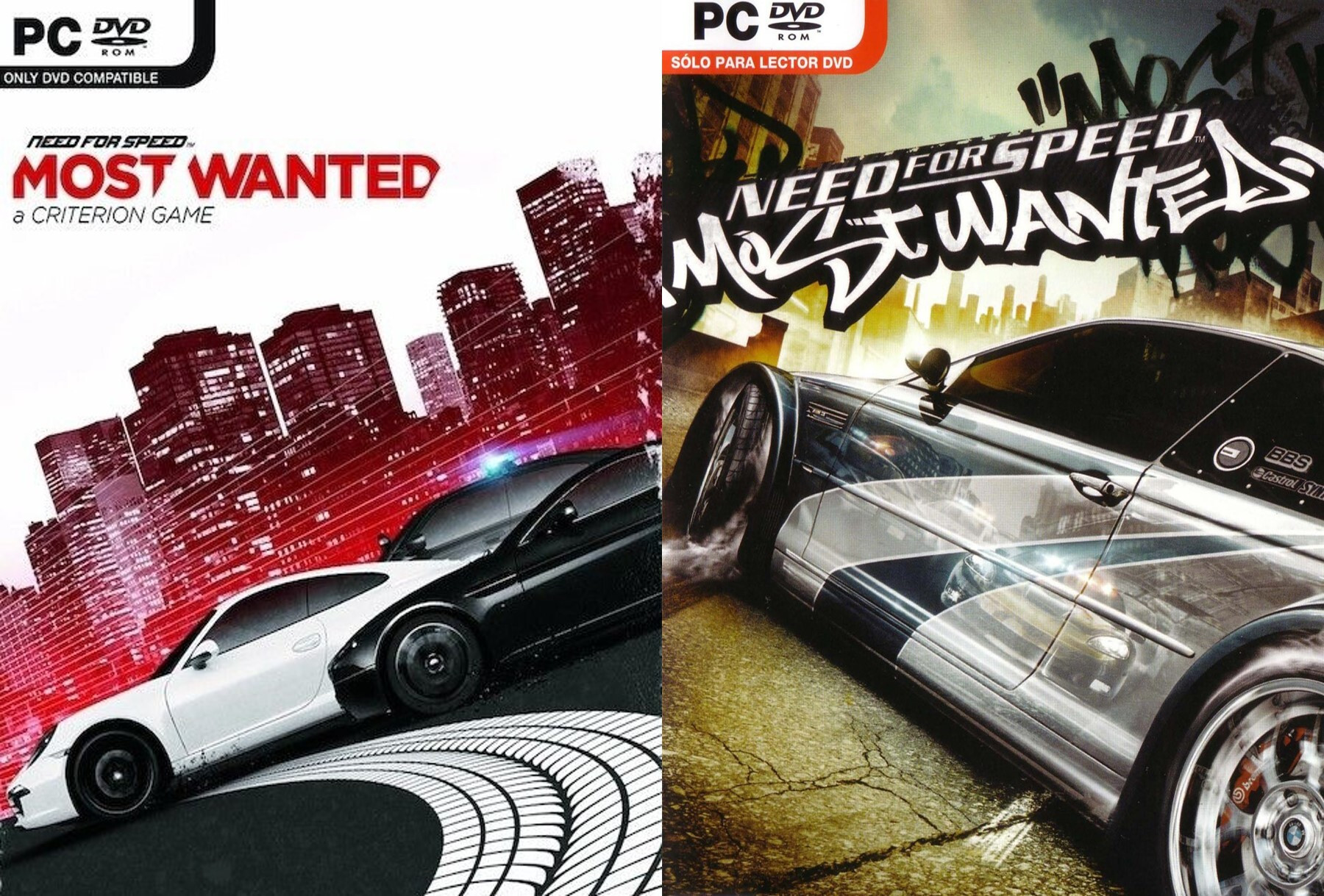 Need for Speed: Most Wanted 2012 and 2005 Combo of Two Racing Game (Offline Only) (Regular) image 1