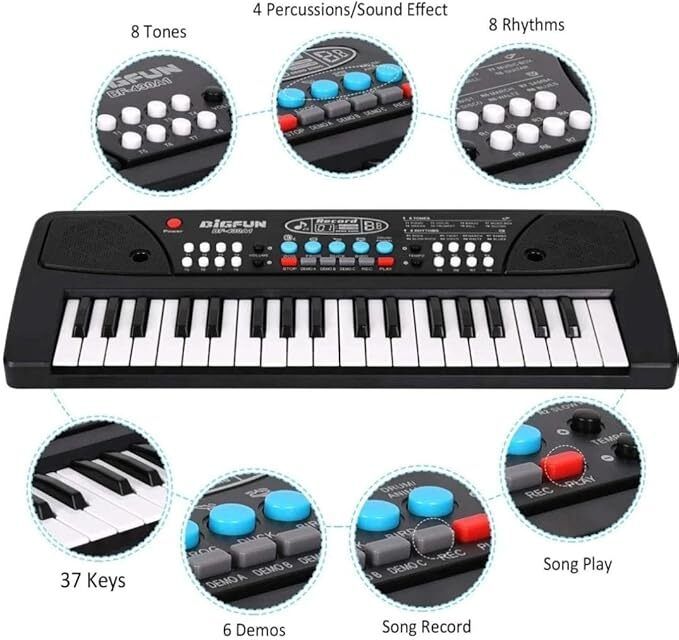 guptagoodies Kids Piano Keyboard with Mic-picture-20