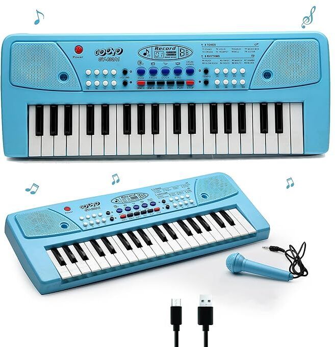 37 Key Piano Keyboard Toy for Kids (multicolour) Piano Lid-image-23