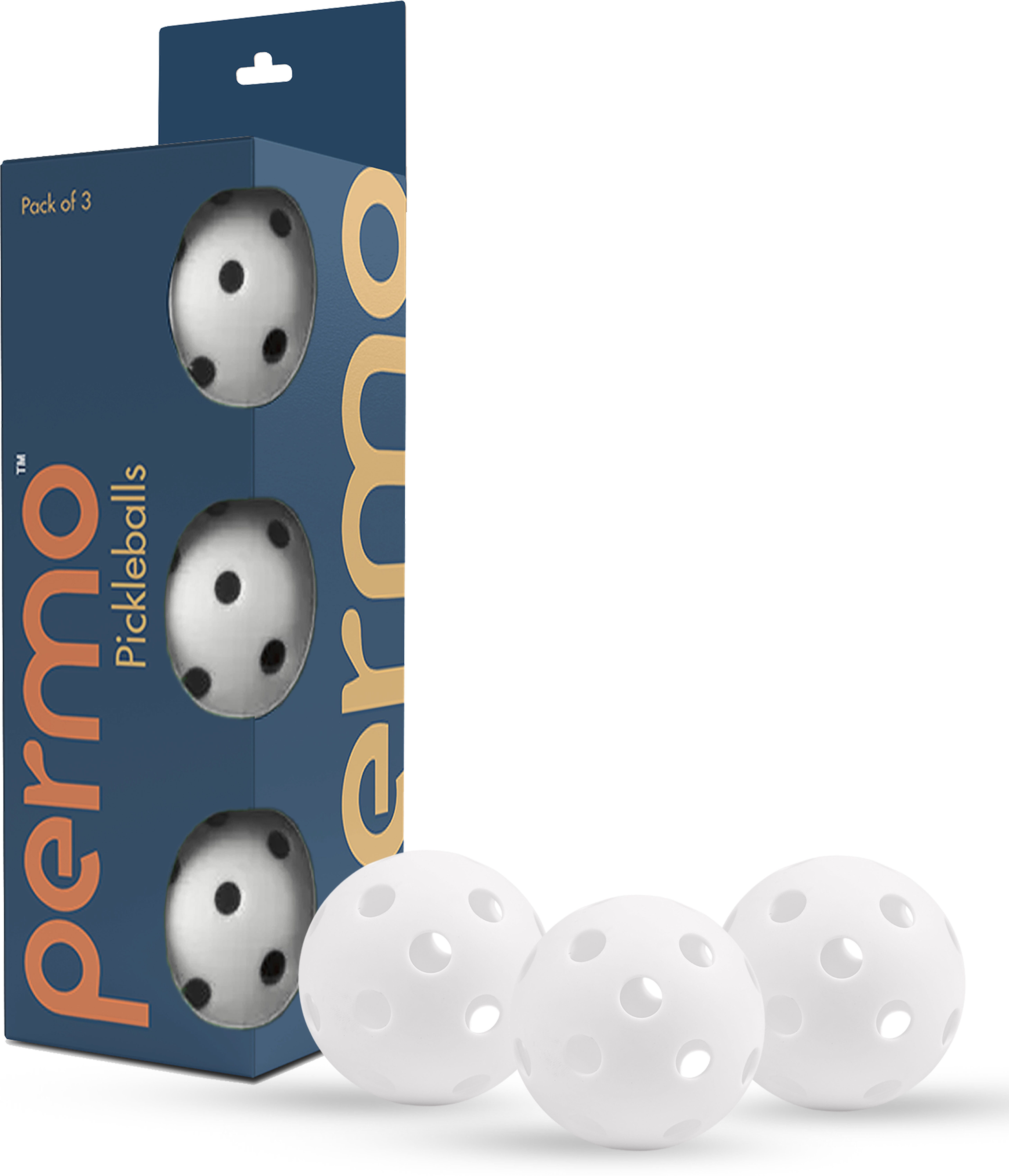 permo Pro Indoor Pickleball Balls 26hole,High Visibility&Bounce,All Skill Level,White Pickleball Ball-picture-48