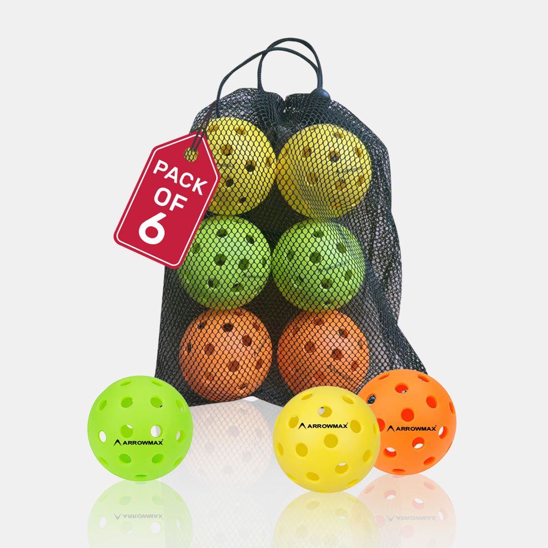 Pickleball 40 Holes Outdoor All Turf Practice & Tournament Multicolor Pickleball Ball