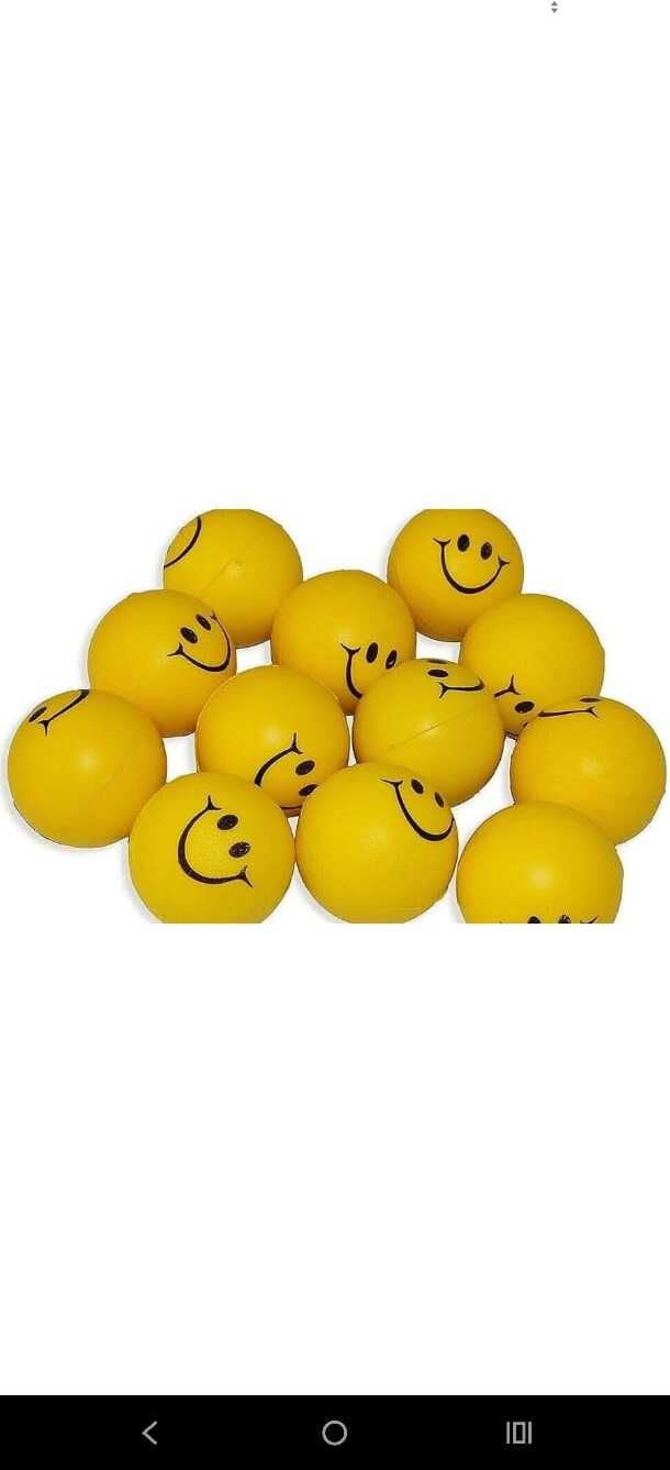 Smiley Squeeze Ball 12 Pickleball Ball