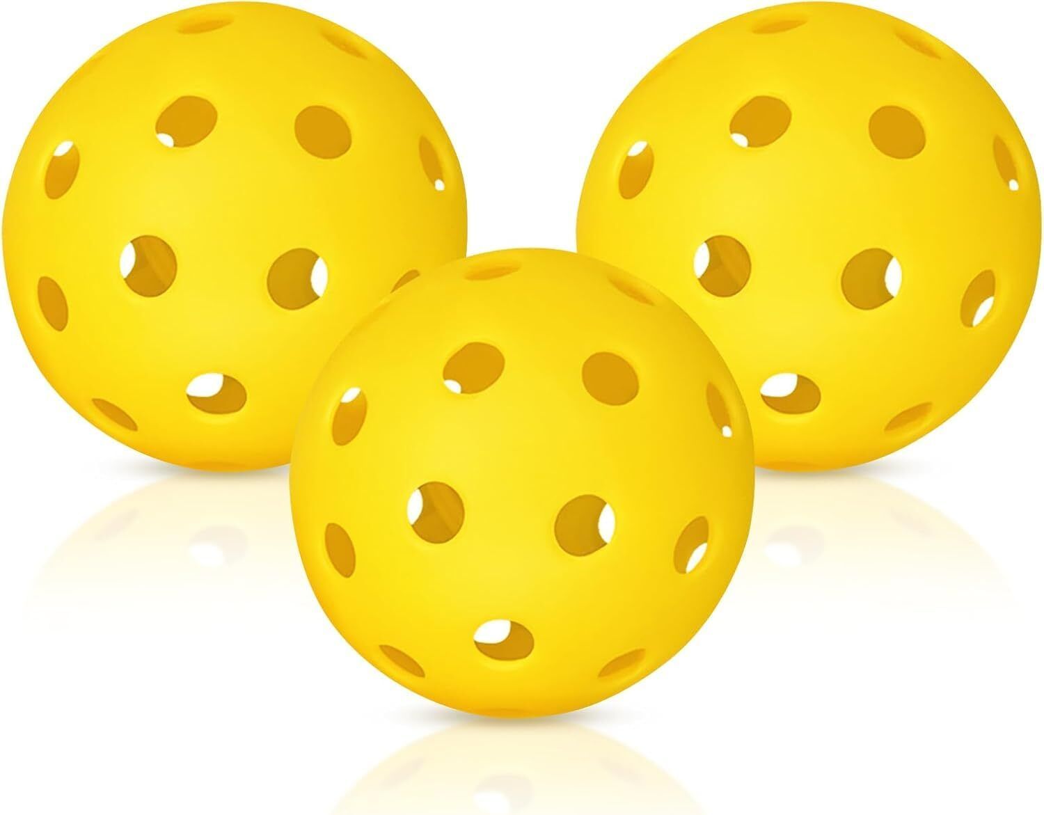 Set Of 3 Balls YLW Pickleball Ball