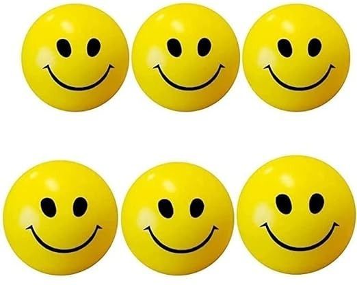 techzage Smiley face Squeeze Balls for Kids and Adults Pickleball Ball-picture-43