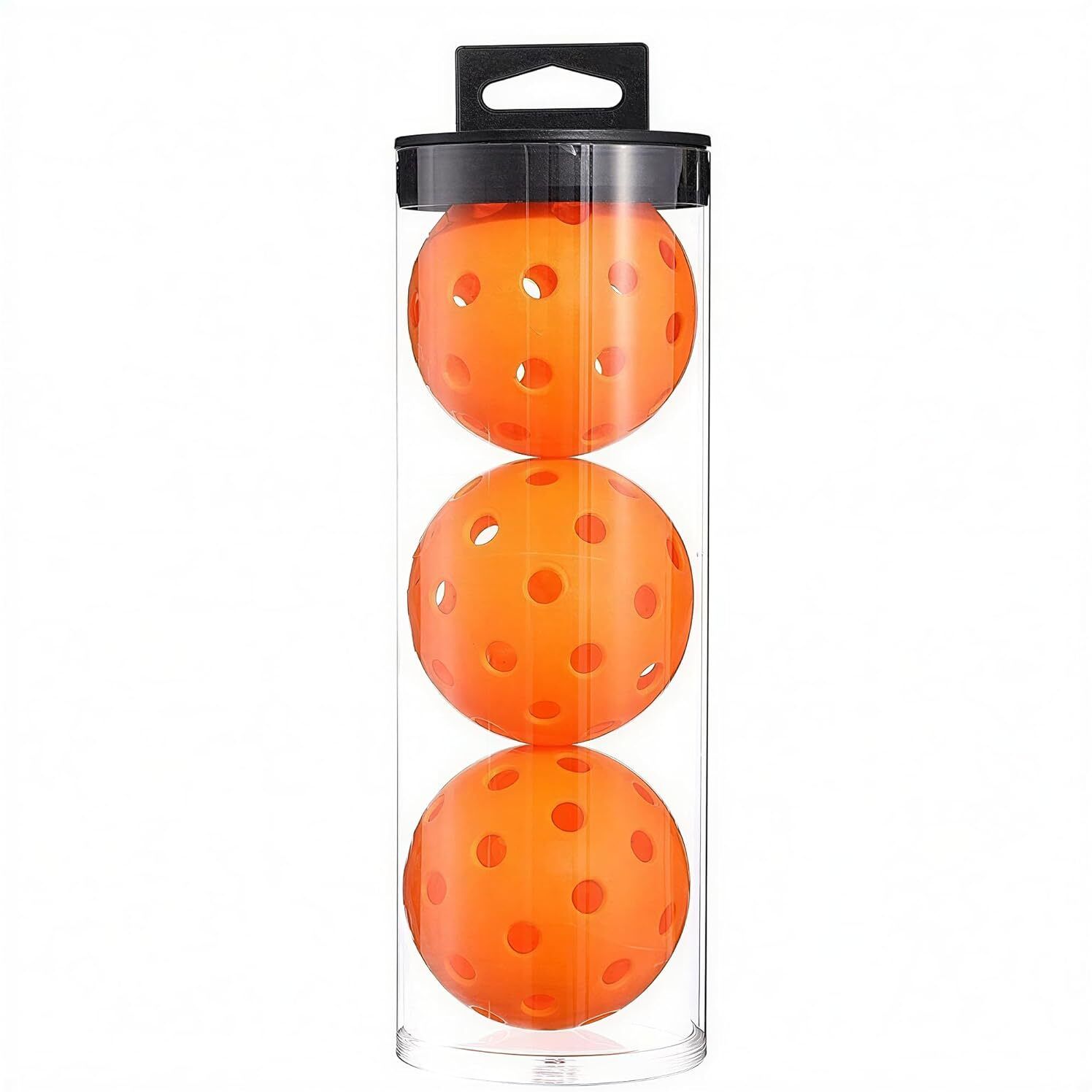 Pickle Balls with 40 Precision Molded Holes, Orange Durable Pickleball Ball-image-42