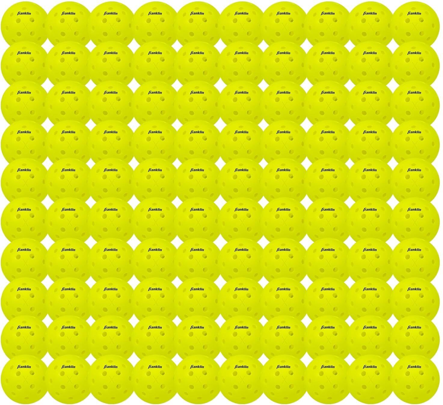 franklin sports Franklin X-40 Outdoor Pickleball Balls | USA Approved | Yellow | Pack of 100 Pickleball Ball-picture-16
