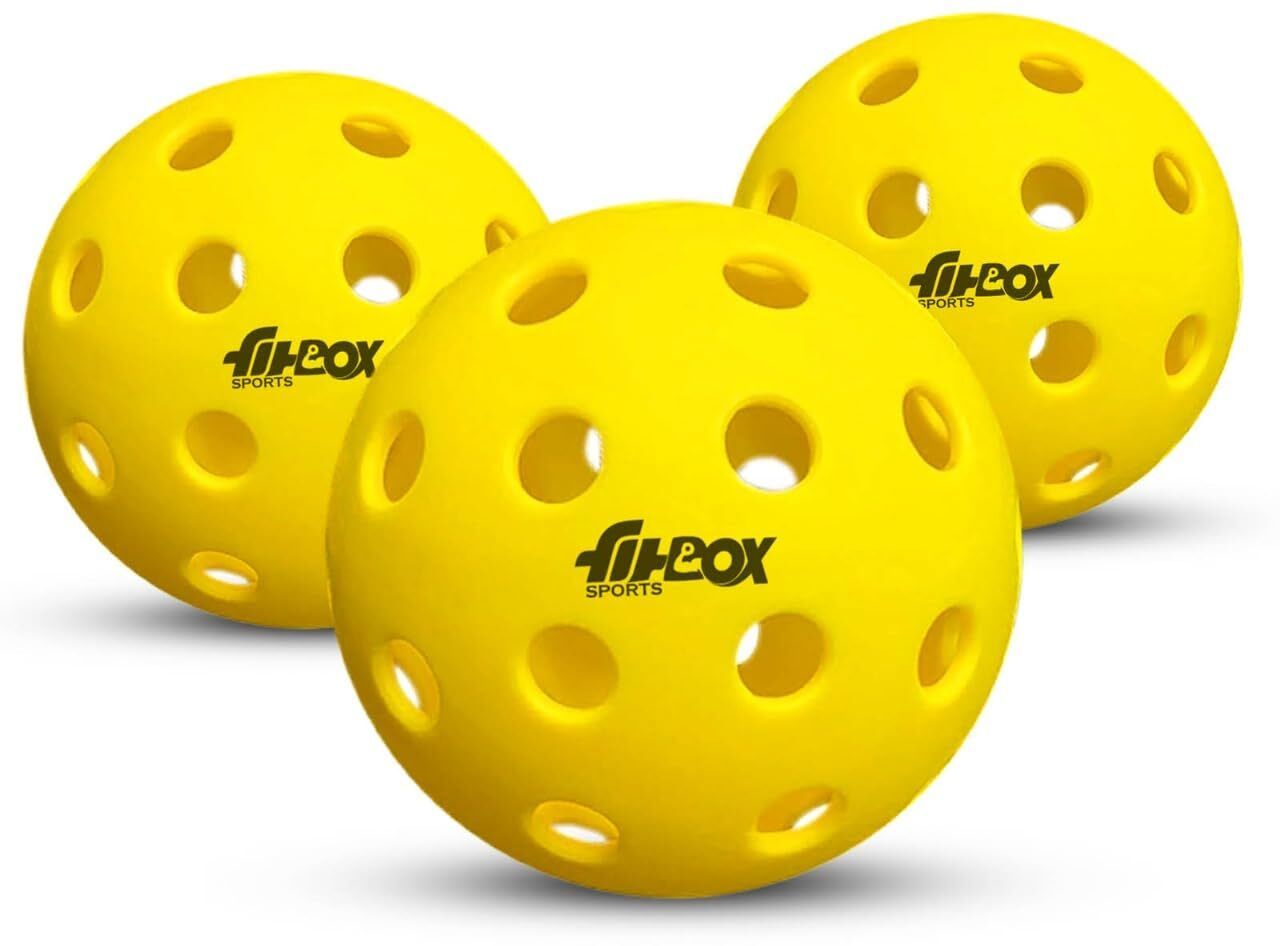 Pickleball Balls Bright, Durable Indoor & Outdoor Balls Great Pickleball Ball